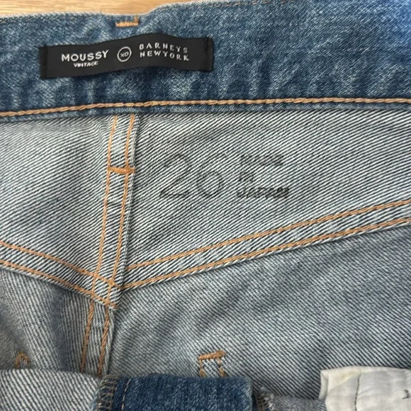 Moussy Distressed Blue Skinny Jeans - Picture 7 of 9